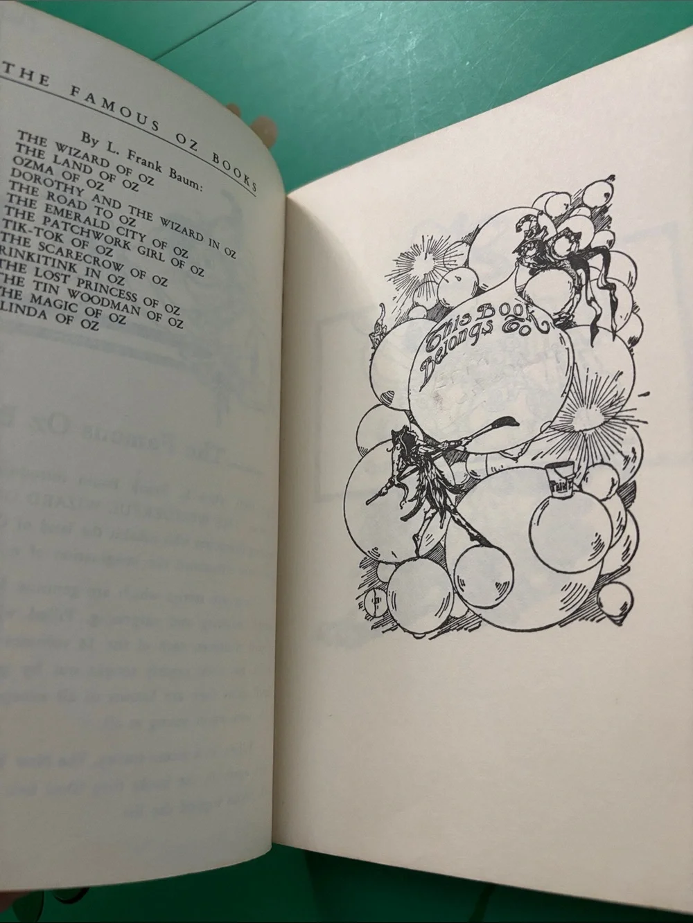 OZMA OF OZ paperback book L. Frank Baum Copyright 1907 Jno Neill Illustrator